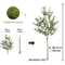 Tall Artificial Olive Tree Branch Realistic Indoor Modern Home Decor Plant 2