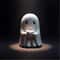 Funny Halloween Ghost Figurine Cute Spooky Tabletop Ghost Decor Statue 6