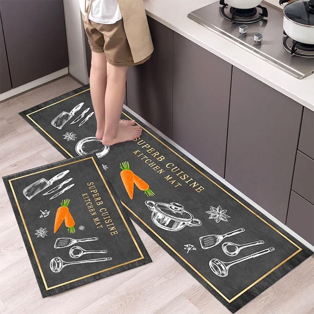 Soft Washable Non Slip Floor Mat Long Kitchen Bedside Runner Rug 13