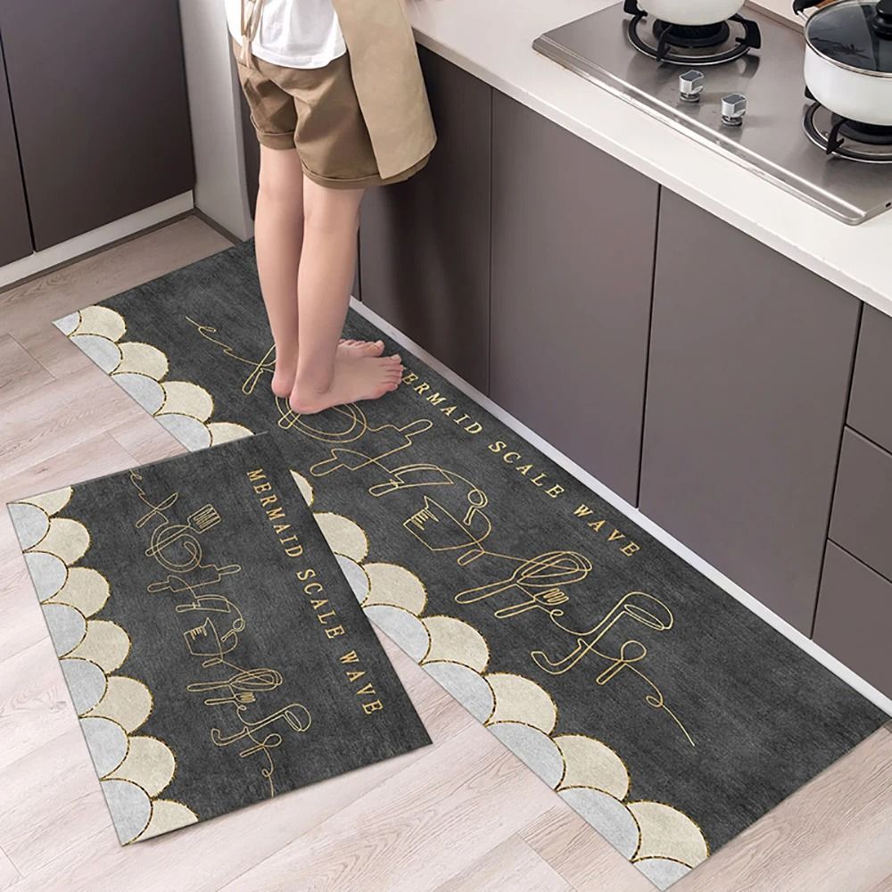 Soft Washable Non Slip Floor Mat Long Kitchen Bedside Runner Rug 15