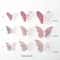 3D Mirror Butterfly Wall Stickers Elegant DIY Wall Decor For Living Room And Events 21