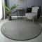 Soft Coral Velvet Round Plush Rug Modern Living Room Kids Play Mat Carpet 4