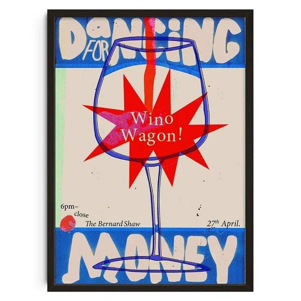 Mid Century Abstract Japanese Art Prints Vintage Canvas Wall Decor Posters 6