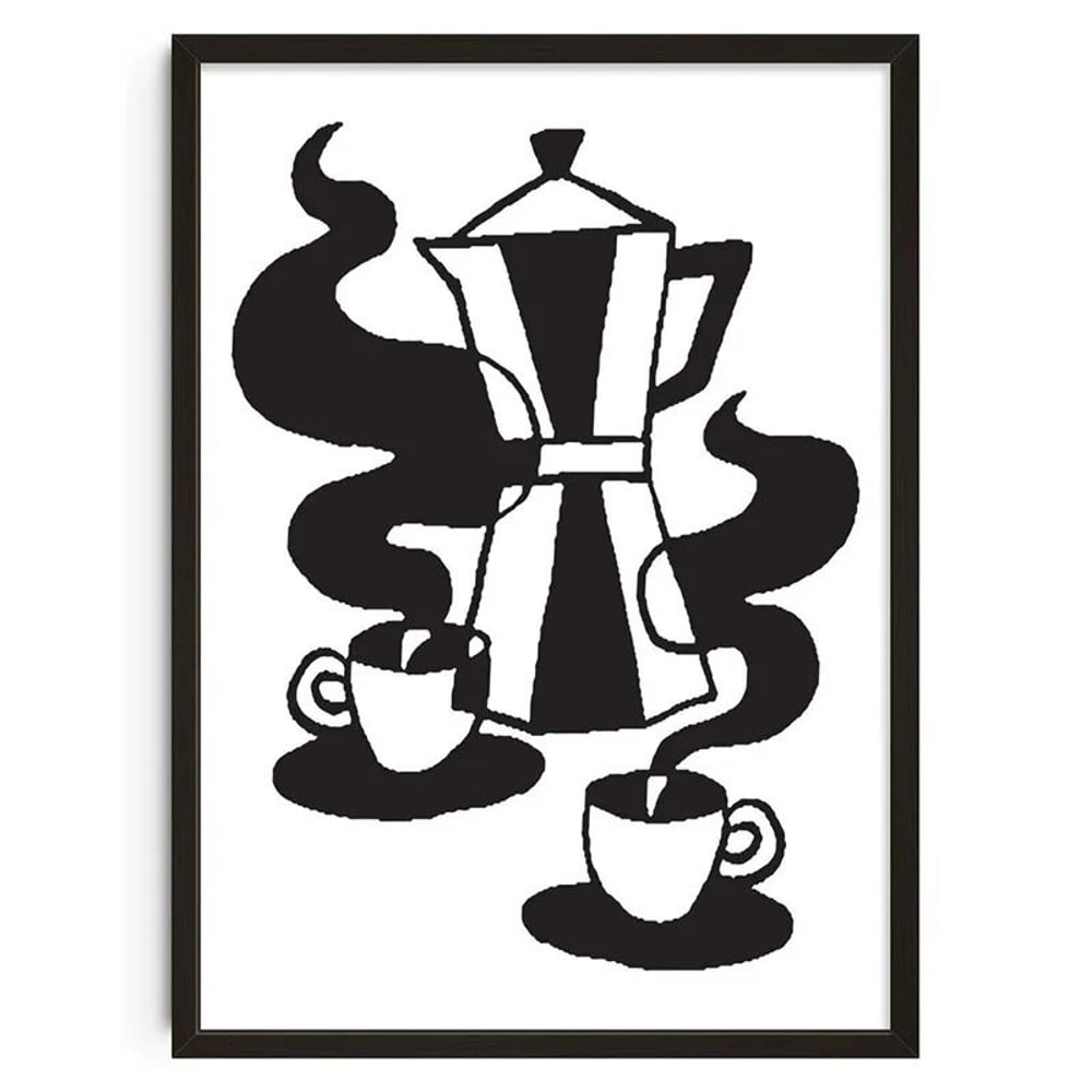 Mid Century Abstract Japanese Art Prints Vintage Canvas Wall Decor Posters 7