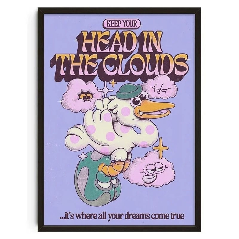 Mid Century Abstract Japanese Art Prints Vintage Canvas Wall Decor Posters 19