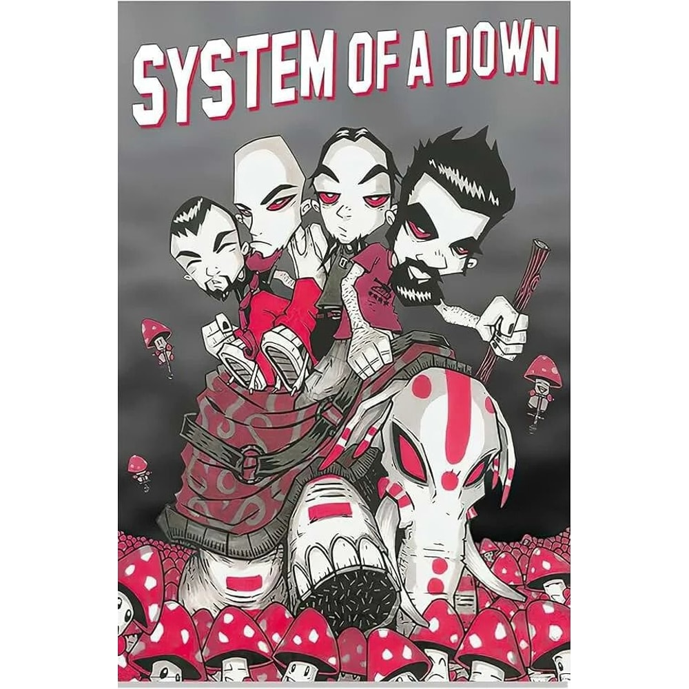 System Of A Down Music Album Canvas Poster Rock Band Wall Art Decor 13