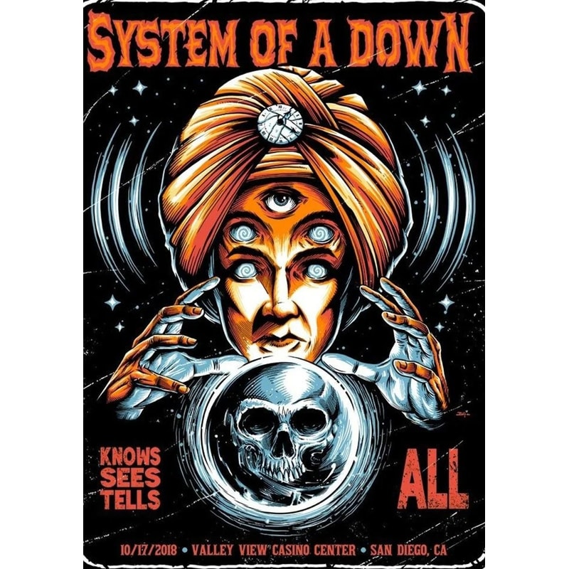 System Of A Down Music Album Canvas Poster Rock Band Wall Art Decor 3