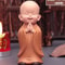 Cute Mini Monk Figurine Resin Buddha Statue Desk Decor 6