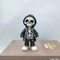 Cool Skeleton Figurine Resin Skull Statue Halloween Desk Decor 2