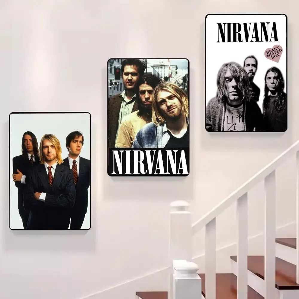 Nirvana Rock Band Canvas Poster Grunge Music Wall Art Decor 20