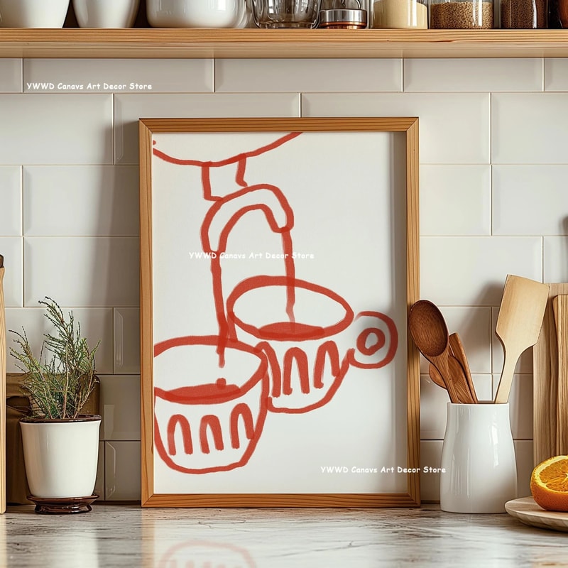 Buongiorno Espresso Wall Art Coffee Canvas Print Kitchen Decor 14