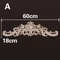 Decorative Wood Appliques Carved Furniture Onlay Trim Ornament 19