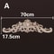 Decorative Wood Appliques Carved Furniture Onlay Trim Ornament 21