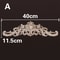 Decorative Wood Appliques Carved Furniture Onlay Trim Ornament 7