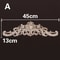 Decorative Wood Appliques Carved Furniture Onlay Trim Ornament 10