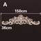 Decorative Wood Appliques Carved Furniture Onlay Trim Ornament 29