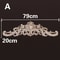 Decorative Wood Appliques Carved Furniture Onlay Trim Ornament 23