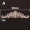 Decorative Wood Appliques Carved Furniture Onlay Trim Ornament 2