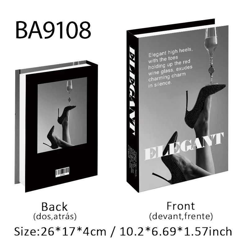 Luxury Decorative Fake Books Coffee Table Storage Box Decor Set 12