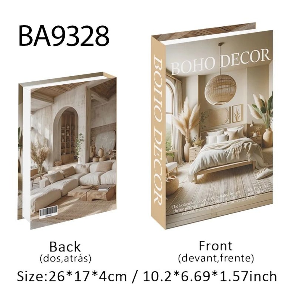 Luxury Decorative Fake Books Coffee Table Storage Box Decor Set 28