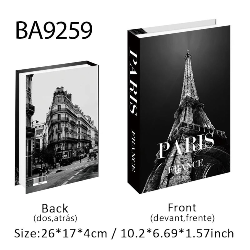 Luxury Decorative Fake Books Coffee Table Storage Box Decor Set 21