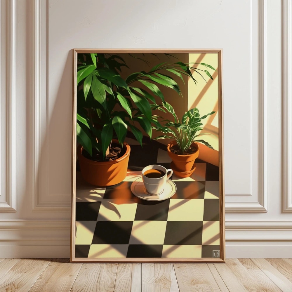 Minimalist Coffee Wall Art Retro Kitchen Poster For Coffee Lovers 13