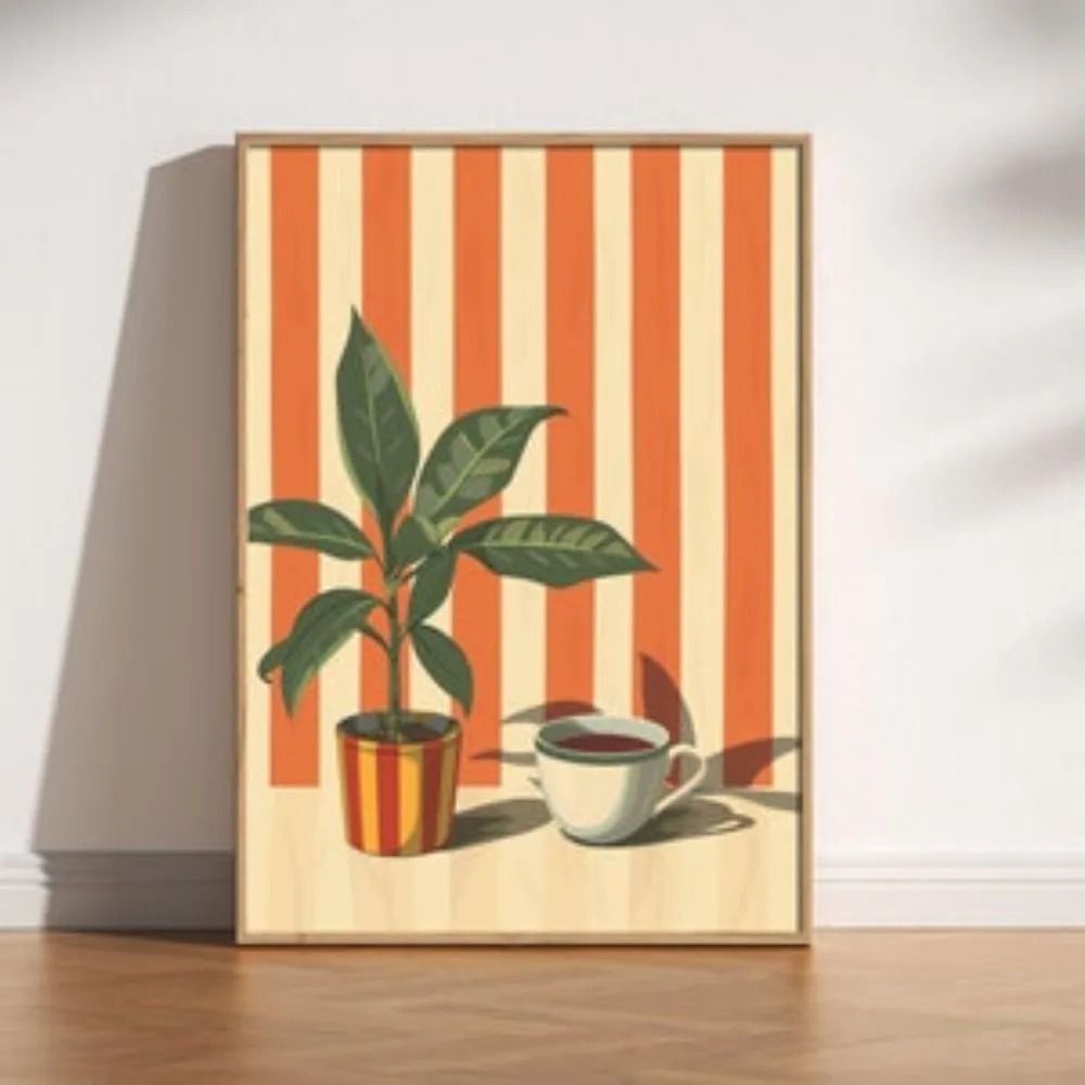 Minimalist Coffee Wall Art Retro Kitchen Poster For Coffee Lovers 15