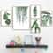 Botanical Canvas Wall Art Tropical Leaf Prints Green Plant Decor 0