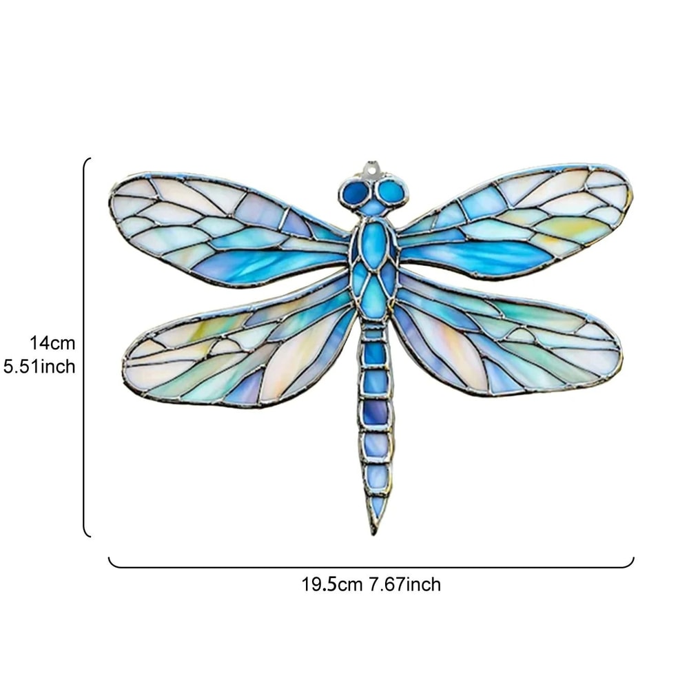 Colorful Dragonfly Suncatcher Acrylic Hanging Window Decor 13