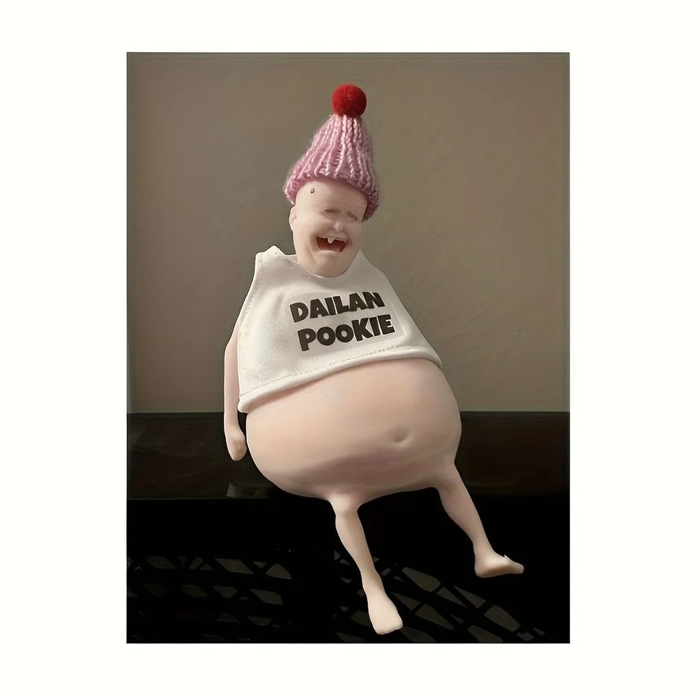 Funny Belly Doll Novelty Home Decor Silicone Gag Gift Toy 2