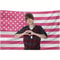 American Flag Celebrity Wall Banner Patriotic Fabric Tapestry Decor 6