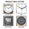 Silent Quartz Wall Clock Modern Minimalist Home Decor Clock 5