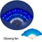 LED Folding Fan Light Up Hand Fan Glowing Party Festival Fan 14