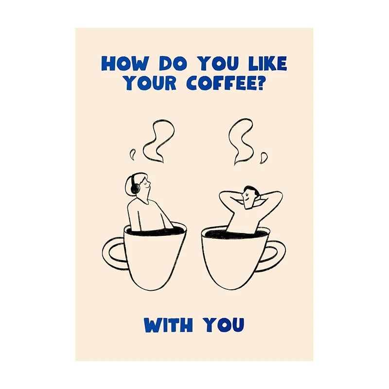 Coffee Diver Canvas Wall Art Modern Coffee Wall Art For Kitchen Decor 3