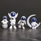 Astronaut Figurine Set Space Desk Decoration Spaceman Statue Decor For Kids And Home 11