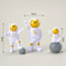 Astronaut Figurine Set Space Desk Decoration Spaceman Statue Decor For Kids And Home 9