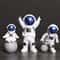 Astronaut Figurine Set Space Desk Decoration Spaceman Statue Decor For Kids And Home 1