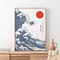 Hokusai Wave Canvas Japanese Wall Art Mount Fuji Wall Decor For Modern Home 27