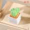Dollhouse Miniature Plants Mini Resin Plant Pot Decor Flower Vase Accessories 2