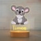 Personalized Kids Night Light Custom Name Animal Lamp For Bedroom Decor 16