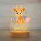 Personalized Kids Night Light Custom Name Animal Lamp For Bedroom Decor 19