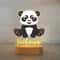 Personalized Kids Night Light Custom Name Animal Lamp For Bedroom Decor 22