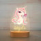 Personalized Kids Night Light Custom Name Animal Lamp For Bedroom Decor 29
