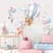 Hot Air Balloon Animal Nursery Wall Stickers Kids Wall Decals Baby Room Decor 4