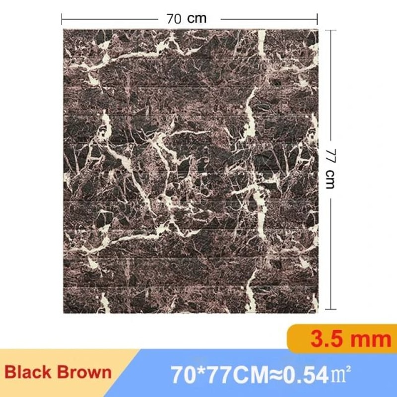 3D Brick Wall Sticker Self Adhesive Foam Panels Peel And Stick Wallpaper Set 1