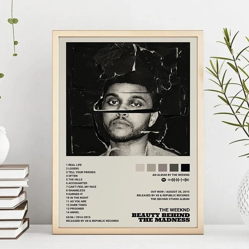The Weeknd Music Album Canvas Print Hip Hop Wall Art For Room Decor 12