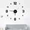 Large 3D DIY Wall Clock Modern Silent Wall Sticker Clock Decor 1