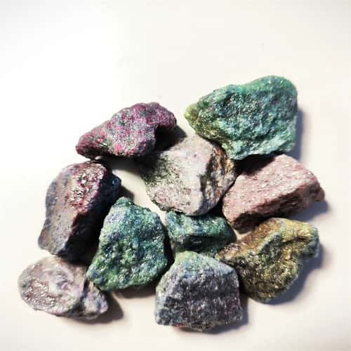 Natural Raw Gemstone Specimen Fluorescent Mineral Stone Display Decor