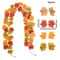 Artificial Maple Leaf Garland Autumn Fall Decor Hanging Vine For Home And Events 10