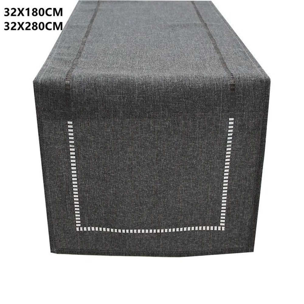 Basic Linen Table Runner Minimalist Dining Table Decor For Kitchen And Events 0